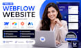 do webflow website and intergrate with apis, airtable, zapier, memberstack
