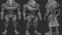 sculpt 3d character, creature, and 3d model for printing in zbrush