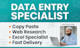 be your expert excel data specialist and virtual assistant