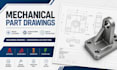 create mechanical part drawings, machining drawing, engineering cad drafting