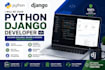 develop a professional python django web application