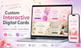create a custom interactive digital card or animated invitation website