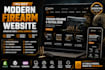 build a modern firearm website, ammunition store, and tactical ecommerce website