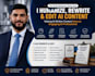 humanize ai content, proofread, edit and rewrite chatgpt content