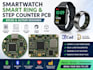 design smartwatch, smart ring pcb, step counter in kicad and altium