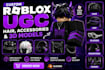design custom roblox ugc faces, dynamic heads,