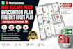 create a fire escape plan, emergency exit plan and evacuation route drawing