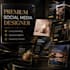 create modern social media post designs