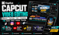 make capcut templates with captions effect and smooth transitions