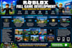 be your  roblox game developer for full game creation and scripting