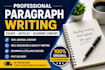 write professional paragraphs, essays, and academic content