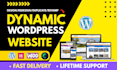 design a dynamic wordpress website with elementor pro
