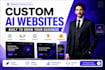 develop your custom ai website with custom integration