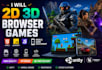 develop 2d 3d games html5 javascript mobile game development unity unreal engin