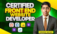 design modern responsive front end website using HTML CSS js