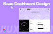 create professional saas web app dashboard UI design