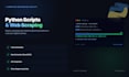 write python scripts for automation and web scraping