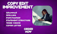 edit personal statement, statement of purpose, and amcas essays