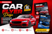 create modern car dealership flyer design
