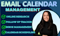 manage emails calendar admin tasks virtual assistant emails files calendar VA