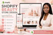 design or redesign a premium shopify beauty store