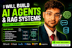 custom ai agents and rag systems using llms