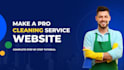 create a professional gutter cleaning business website, cleaning website