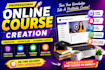 create online course content and curriculum that boosts
