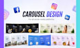 desing engaging instagram, facebook, linkedin carousel posts
