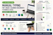 do manual typing from PDF, image and scanned documents