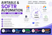 do n8n softr airtable smartsheet basecamp webflow automation project management
