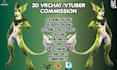 create custom 3d vrchat avatar,3d vtuber model furry ,vr character