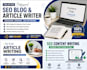 write SEO optimized blog posts and articles