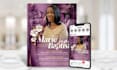 design church program, funeral program, obituary program, bifold booklet program