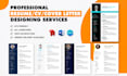 professional CV and resume design in ms word and canva