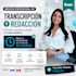 professional and efficient transcription service