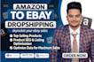 do ebay dropshipping and expert product listing management