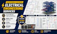 provide electrical load calculation, wind load, steel analytic and wiring layout