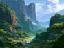do stunning fantasy landscape