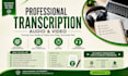 fast audio and video transcription