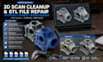 fix stl file, 3d scan to cad model, mesh repair, obj 3d models reverse engineer