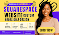build squarespace website development, edit, clone squarespace website redesign