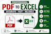 convert PDF to editable excel spreadsheet