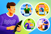 create a custom 2d explainer videos