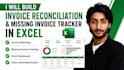 build an invoice reconciliation and missing invoice tracker in excel