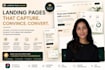 design high converting landing page design UX UI figma