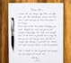 write handwritten letters, notes, cards in cursive