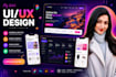 do website UI UX design, figma website design, UI UX design