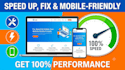 fix bugs speed up and make your website mobile friendly