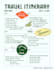 create a custom travel itinerary